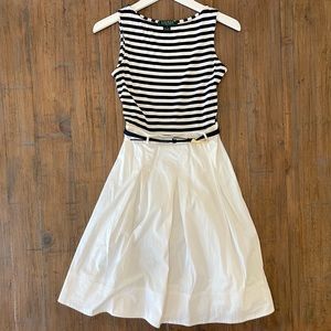Ralph Lauren nautical style dress, size 2, fits like a 0.